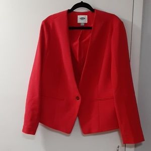 Red blazer